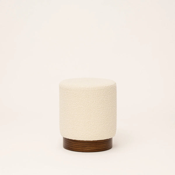 Pouffe with Timber Plinth
