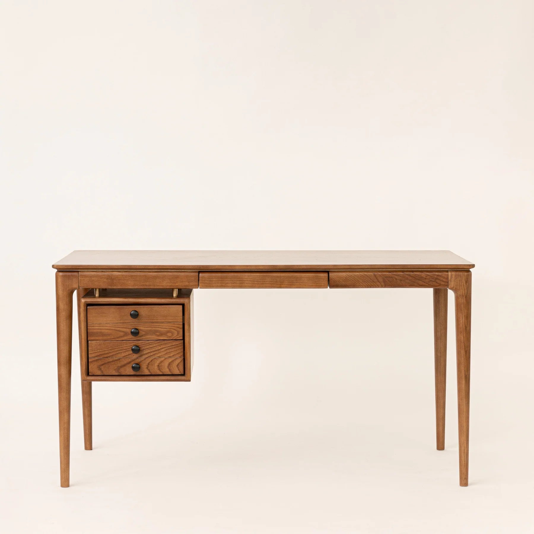 Timber Desk with Drawers
