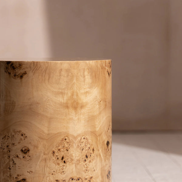Burl Side Table