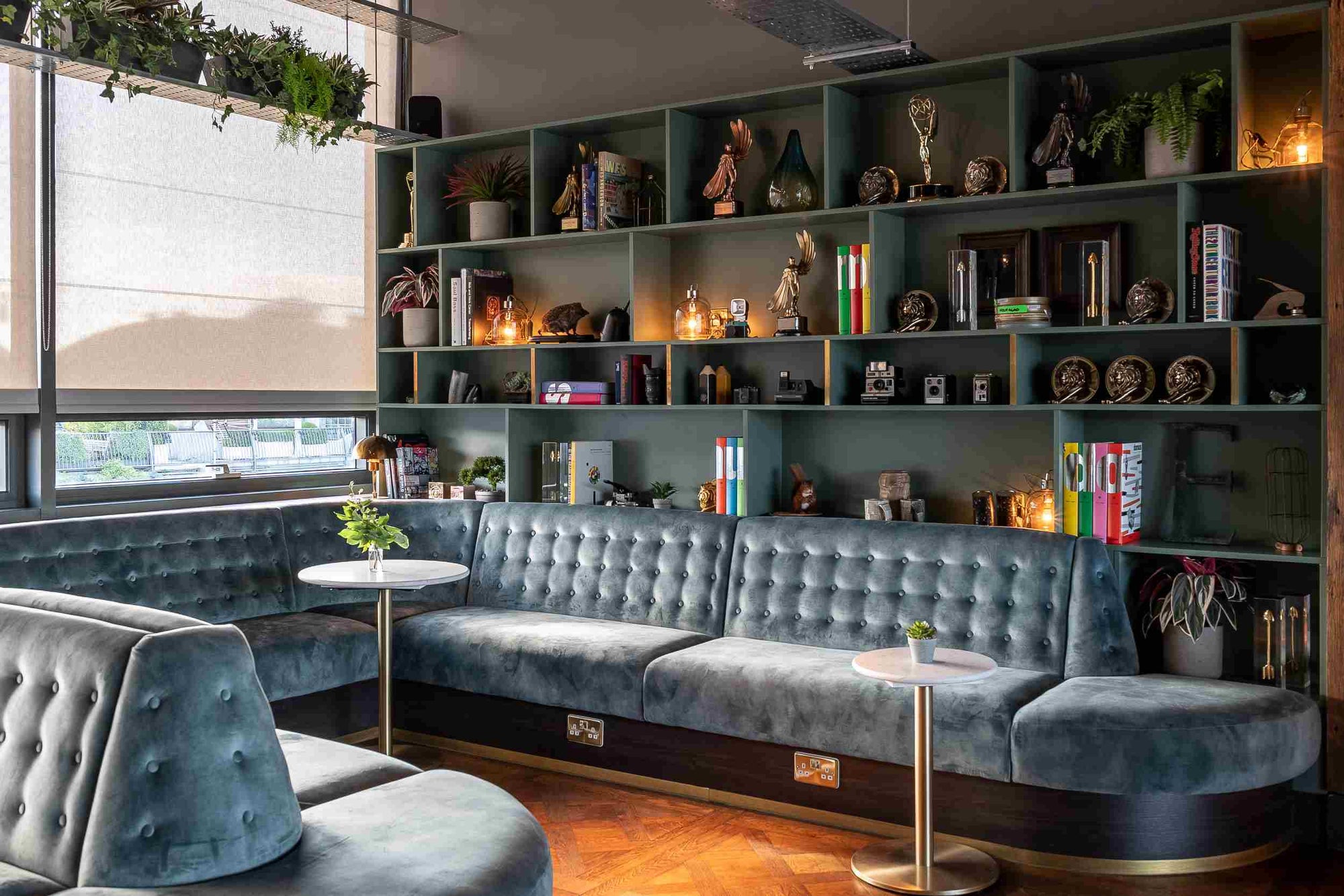 Deep Button Banquette Seating