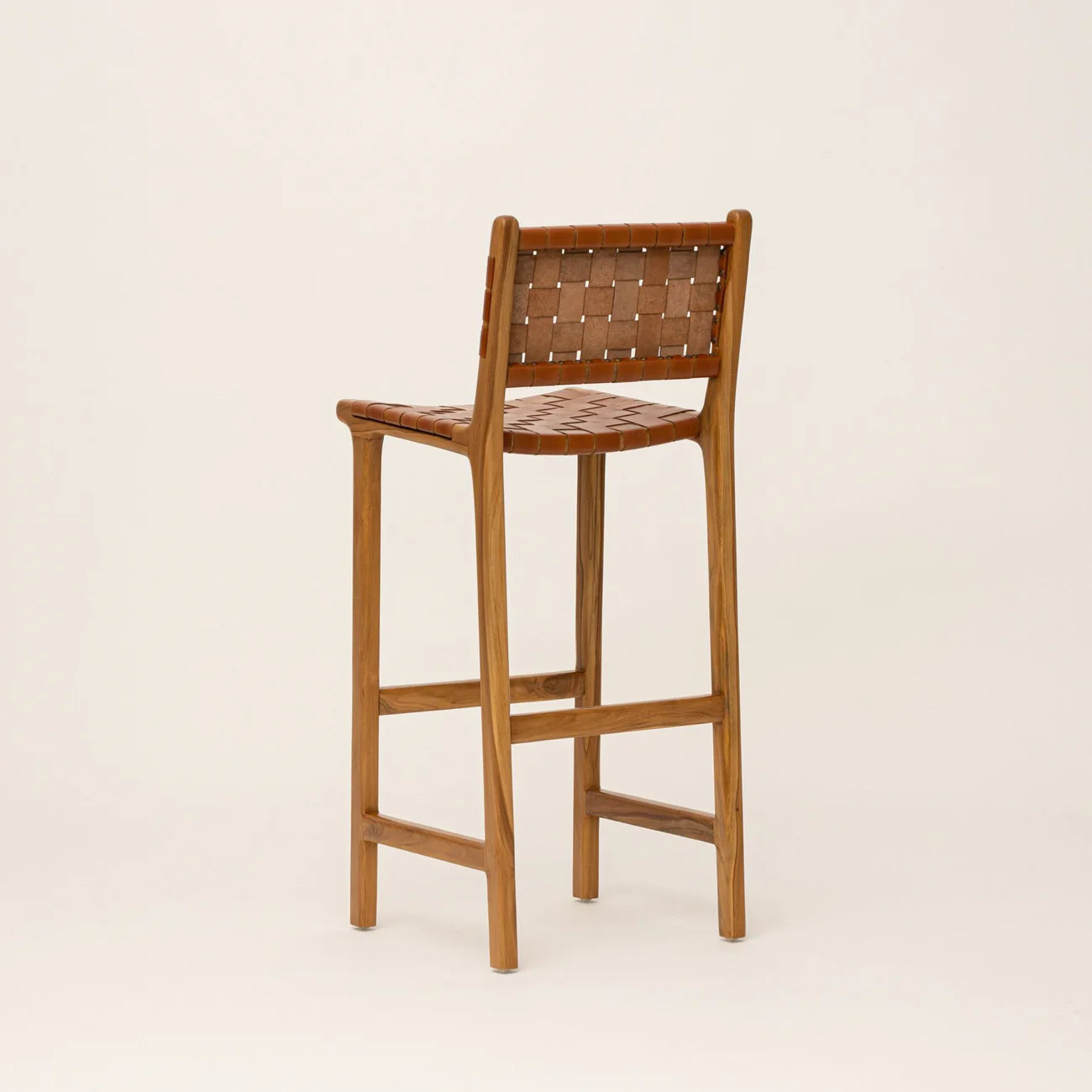 Leather Strap Bar Stool