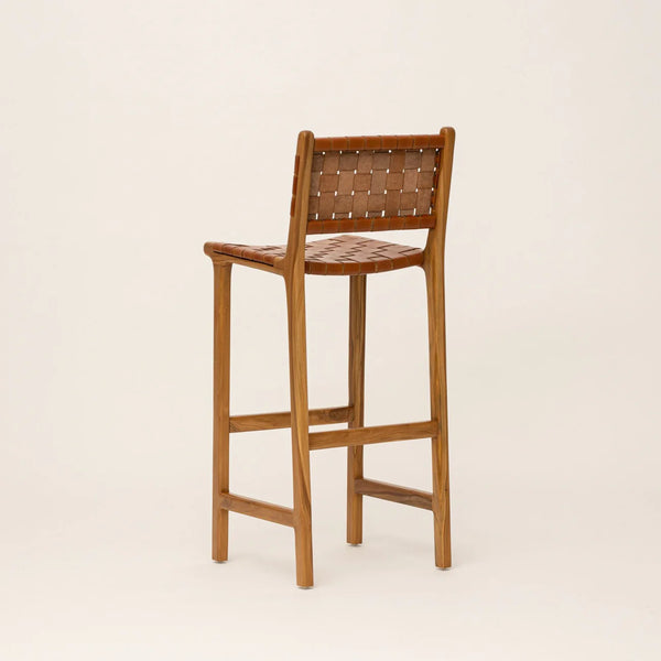Leather Strap Bar Stool