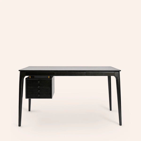 Timber Desk with Drawers