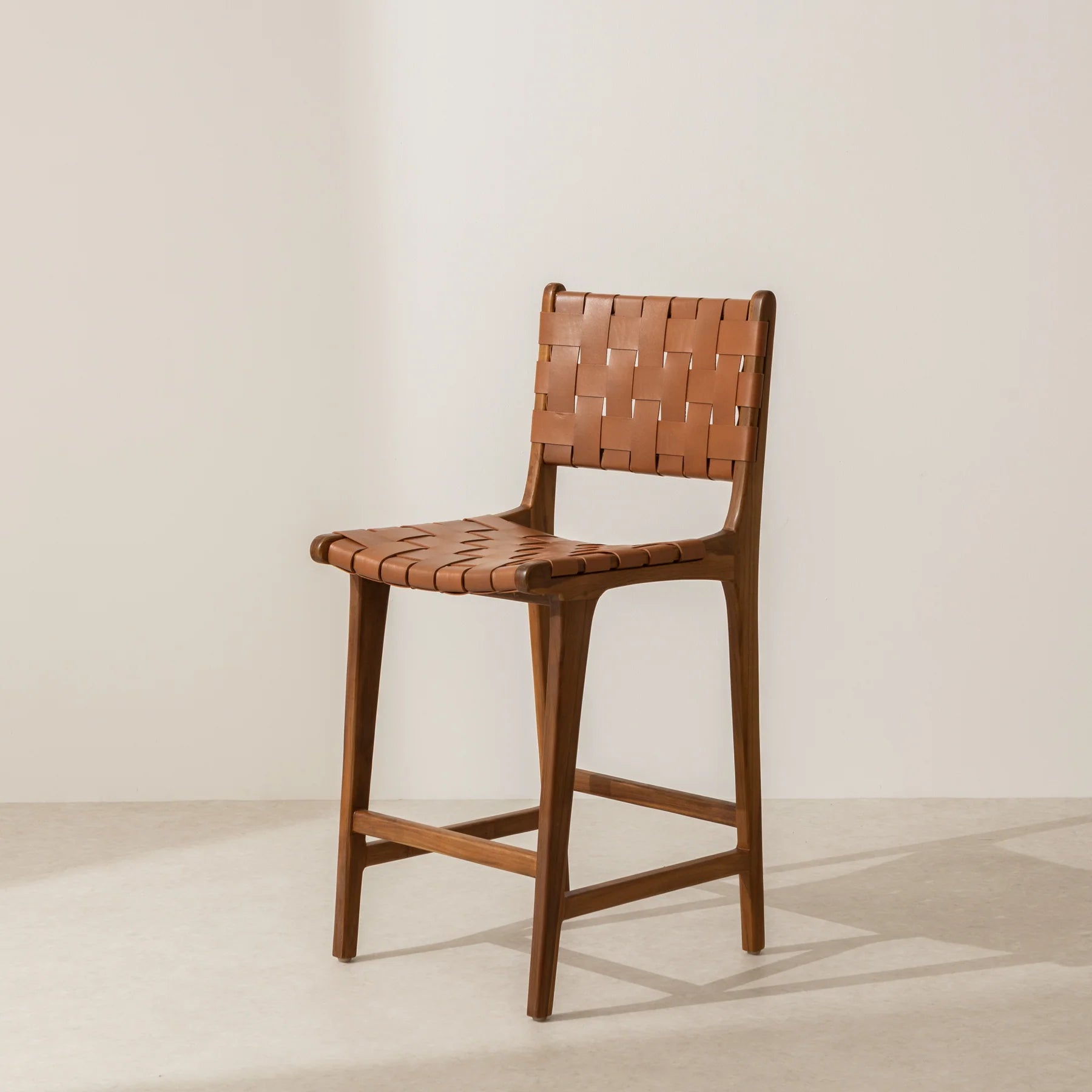 Leather Strap Bar Stool