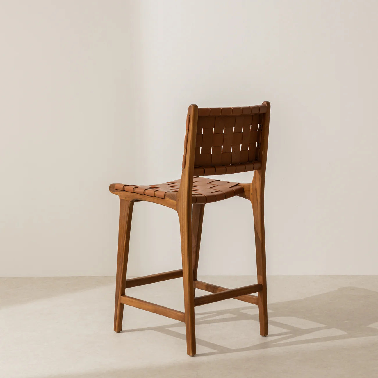 Leather Strap Bar Stool