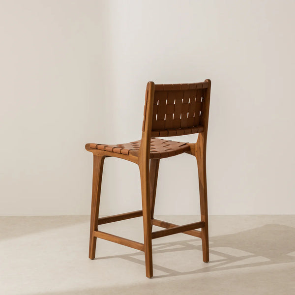 Leather Strap Bar Stool