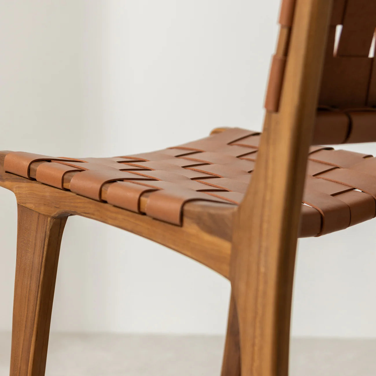 Leather Strap Bar Stool