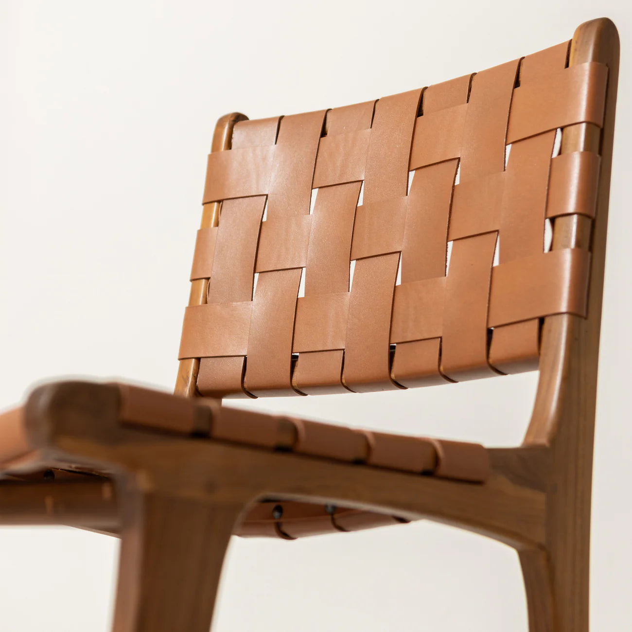 Leather Strap Bar Stool