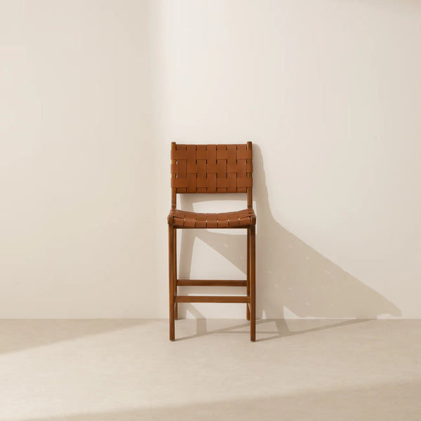 Leather Strap Bar Stool