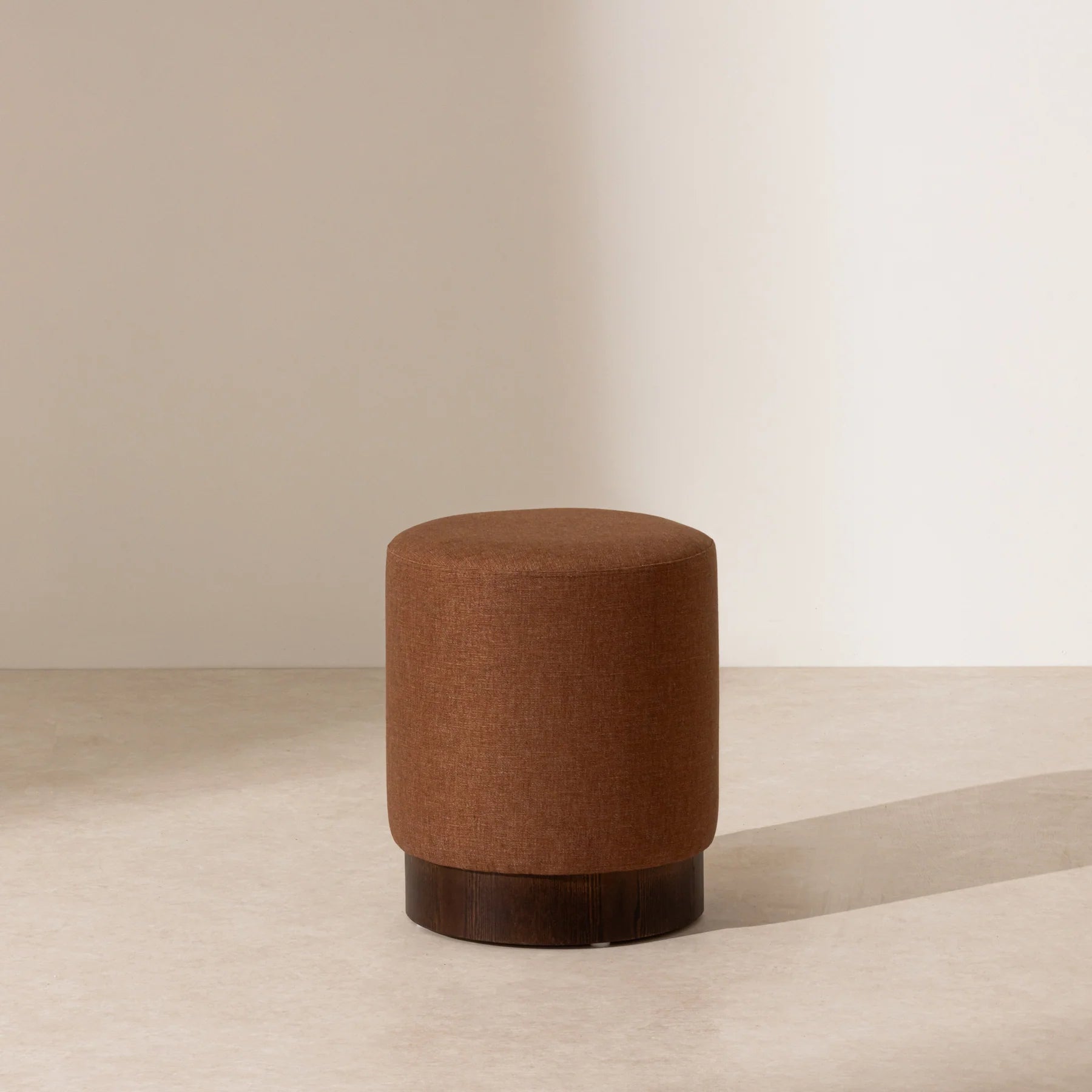 Pouffe with Timber Plinth