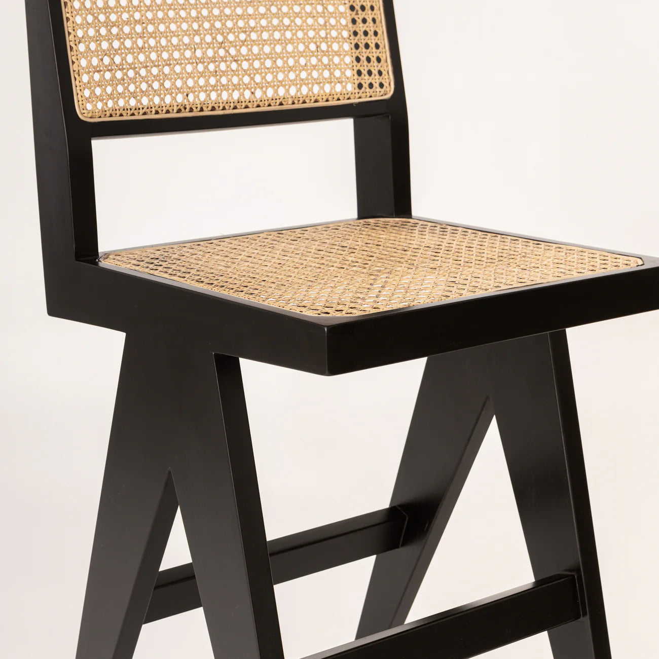 Cane Rattan Bar Stool