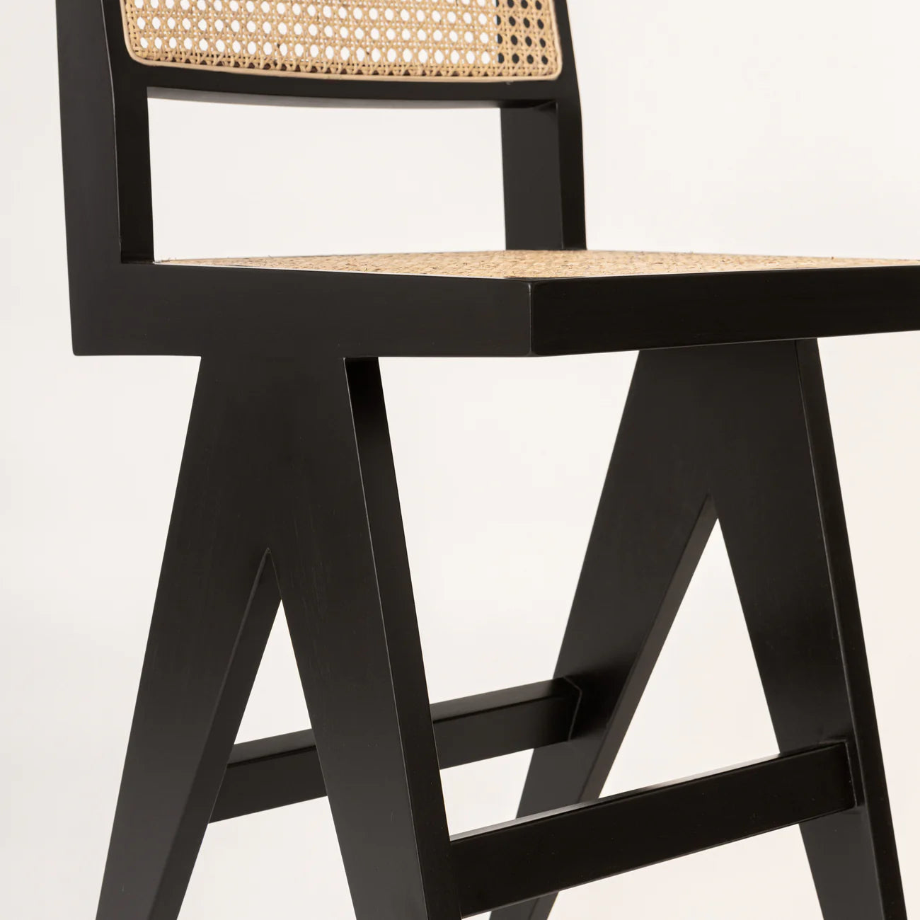 Cane Rattan Bar Stool