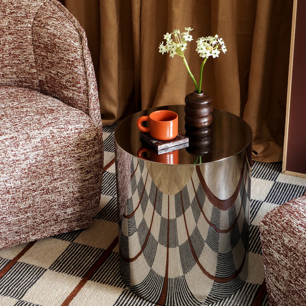 Chrome Side Table
